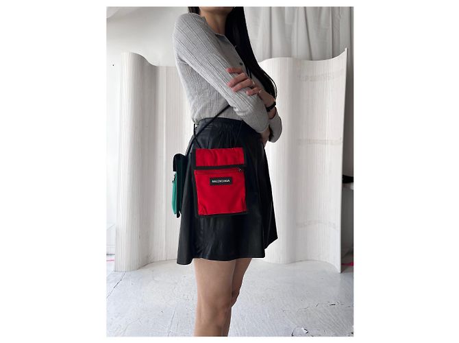 Pochette Explorer Rossa Balenciaga Nero - vista 2