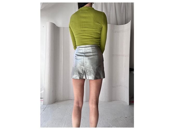 Shorts alti metallici argento Chanel Metallico - vista 7