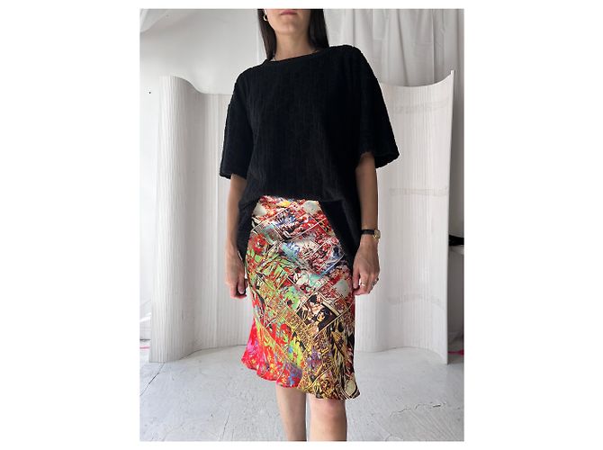 T-shirt Relaxed-Fit Dior Oblique Nero - vista 6
