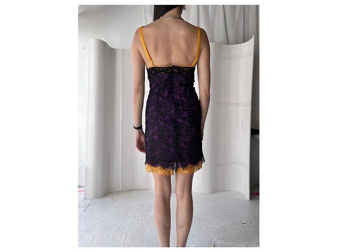 Vestido de encaje Dolce & Gabbana de los años 2000 Negro - vista 4