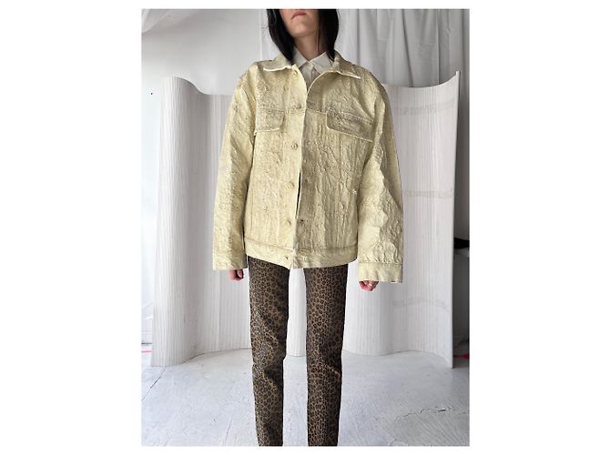 Chaqueta pintada de cocodrilo edición limitada Givenchy SS21 Blanco - vista 3