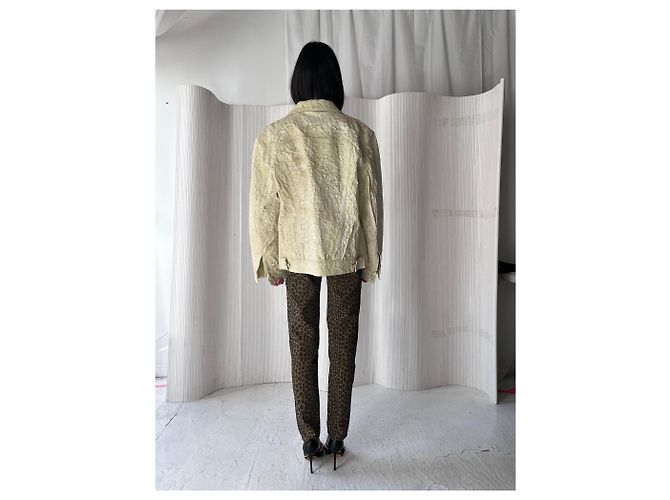 Chaqueta pintada de cocodrilo edición limitada Givenchy SS21 Blanco - vista 5