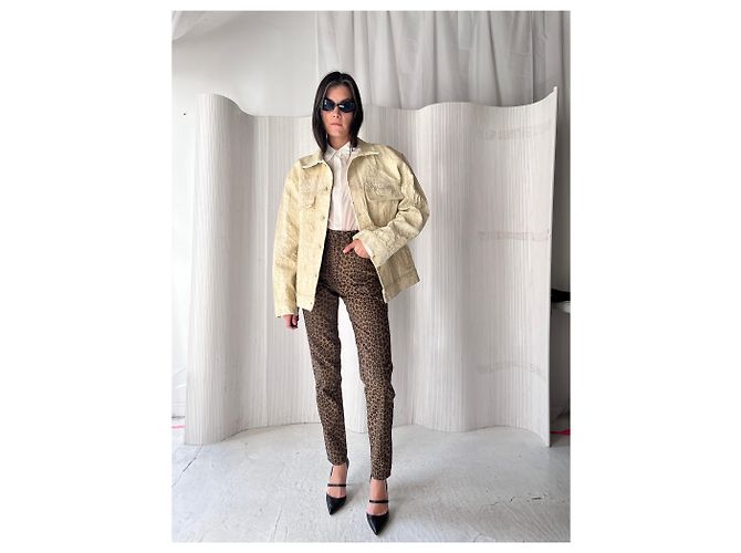 Chaqueta pintada de cocodrilo edición limitada Givenchy SS21 Blanco - vista 6