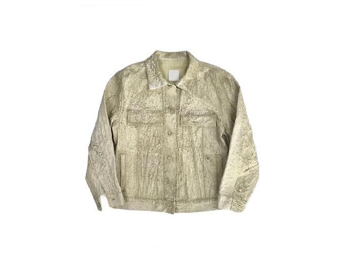 Chaqueta pintada de cocodrilo edición limitada Givenchy SS21 Blanco - vista 7