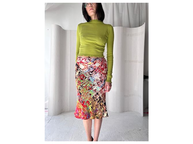 Falda Pop Art de Jean Paul Gaultier Multicolor - vista 3