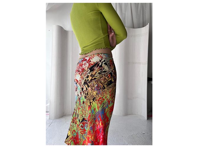 Falda Pop Art de Jean Paul Gaultier Multicolor - vista 7