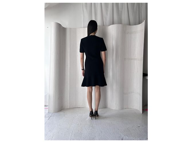 Balenciaga Seidenmischung Rüschendress - Ansicht 4