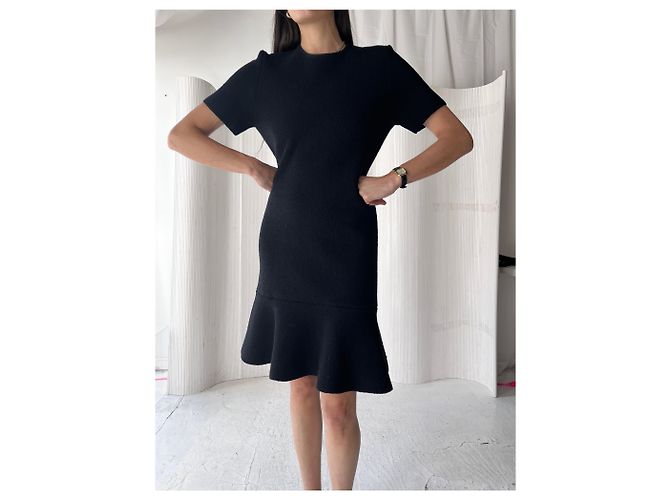 Balenciaga Seidenmischung Rüschendress - Ansicht 6