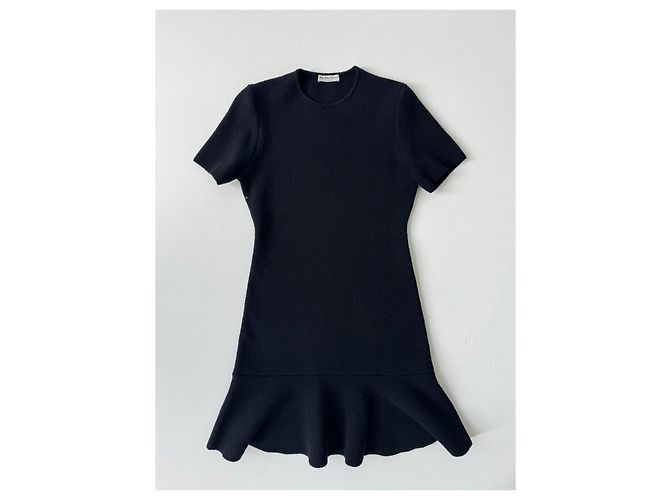 Balenciaga Seidenmischung Rüschendress - Ansicht 8