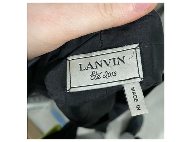 Pantalones cortos Lanvin de algodón negro - vista 3