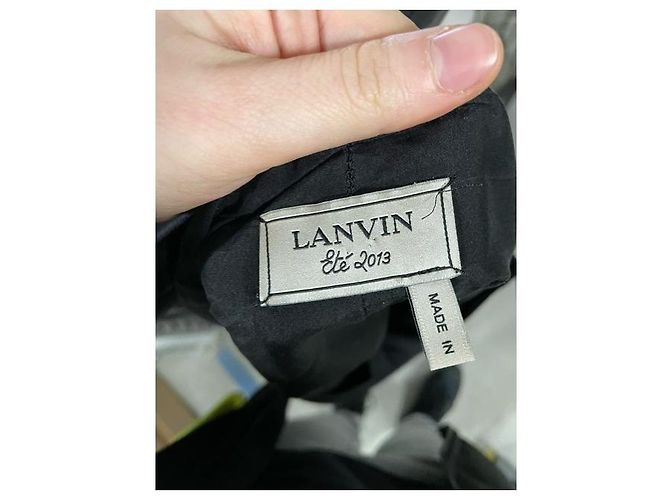 Pantalones cortos Lanvin de algodón negro - vista 6