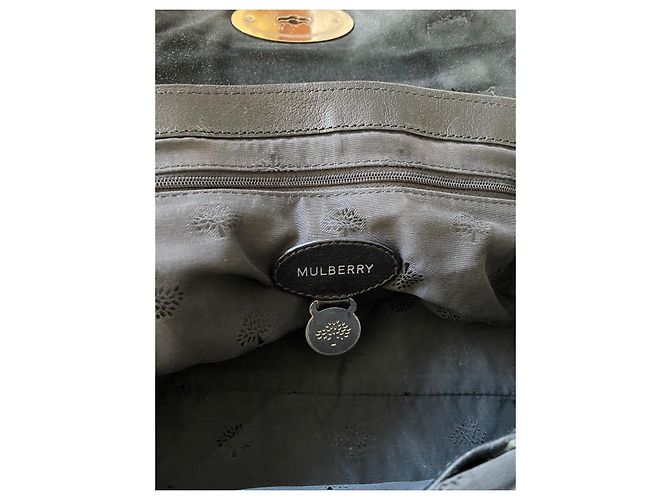 Mulberry Alexa Bufalo Lucido Nero - vista 8