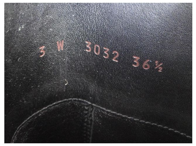 Botas Prada de cuero negro - vista 8