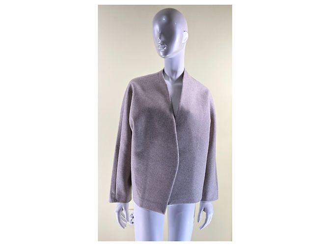 Autre Marque Abrigo de lana Tamuna y bufanda Bouguessa Beige - vista 7