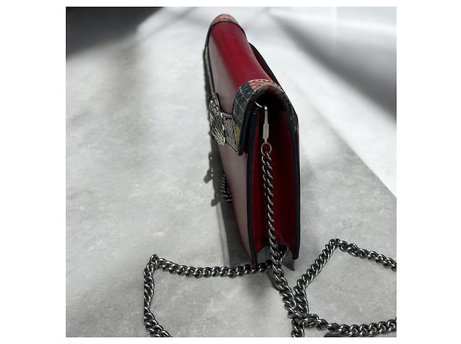Borsa a tracolla Lilith rossa Gucci Rosso - vista 13