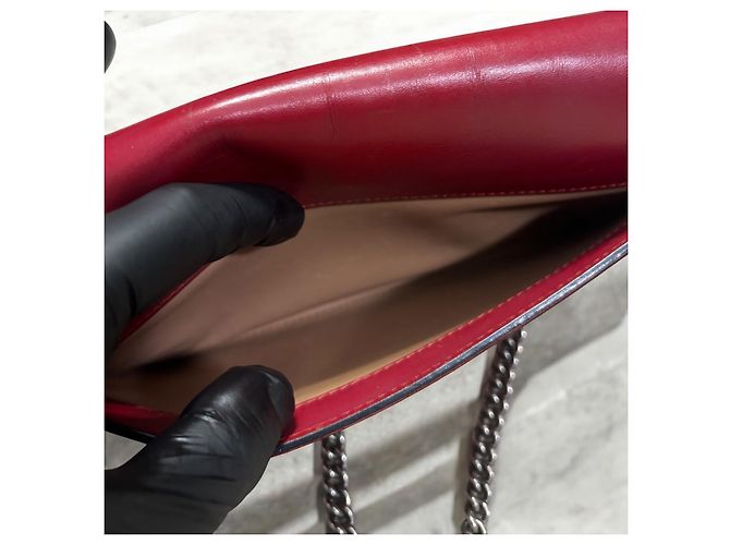 Borsa a tracolla Lilith rossa Gucci Rosso - vista 4