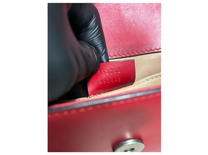 Borsa a tracolla Lilith rossa Gucci Rosso - vista 8