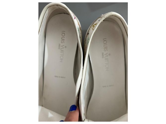 Louis Vuitton Monogramm Sneaker Weiß Kunstpelz - Ansicht 2