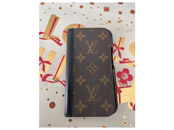 Louis Vuitton cover per iPhone Marrone - vista 2