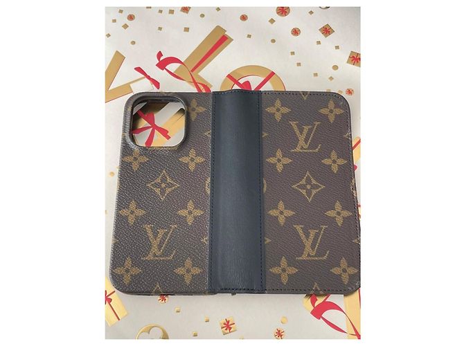Louis Vuitton cover per iPhone Marrone - vista 8