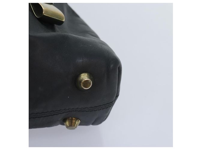 Chloé Borsa a mano in pelle Chloe Victoria 2 vie nera Auth am6849 - vista 15