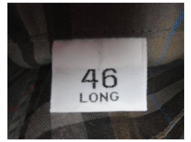 Impermeabile Burberry Khaki in cotone da uomo Cachi - vista 6