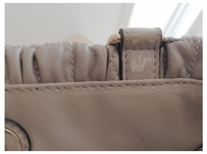 Cannage Dior Delices Tasche aus Lammleder grau - Ansicht 6