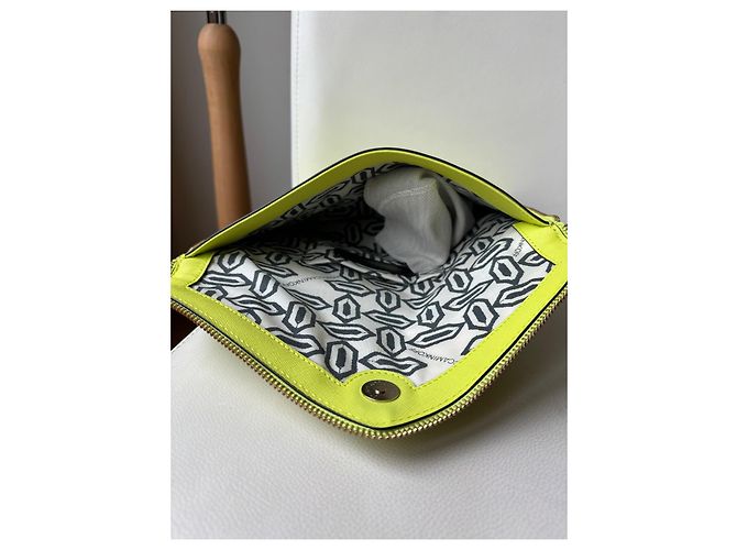 Clutch Rebecca Minkoff in pelle verde mela - vista 6