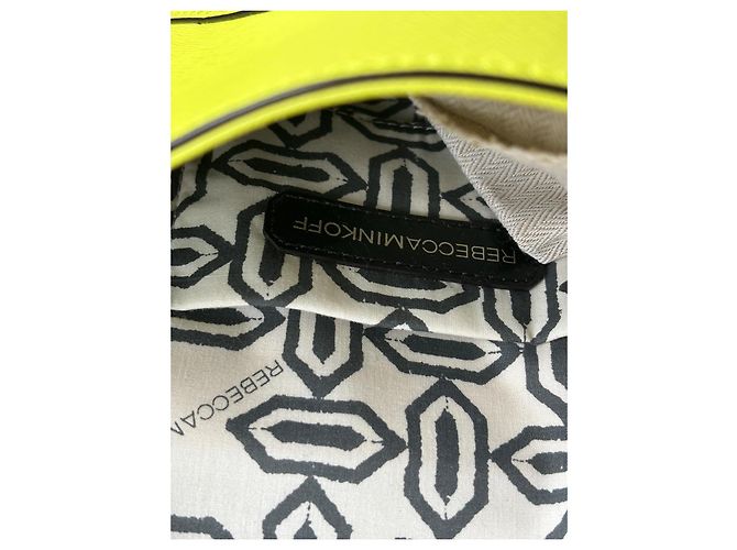 Clutch Rebecca Minkoff in pelle verde mela - vista 7