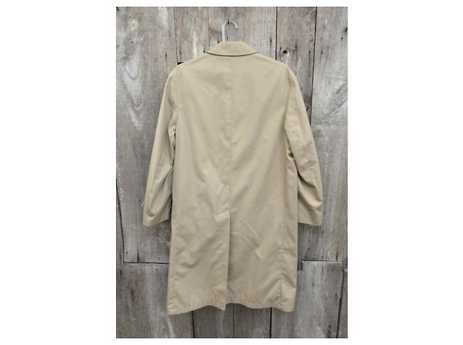 Autre Marque Impermeabile in gabardine di cotone beige uomo - vista 2
