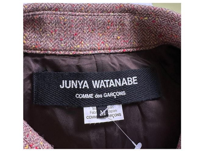 Abrigo corto Junya Watanabe estilo poncho lana Multicolor - vista 13