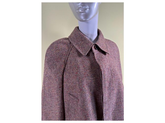 Abrigo corto Junya Watanabe estilo poncho lana Multicolor - vista 4