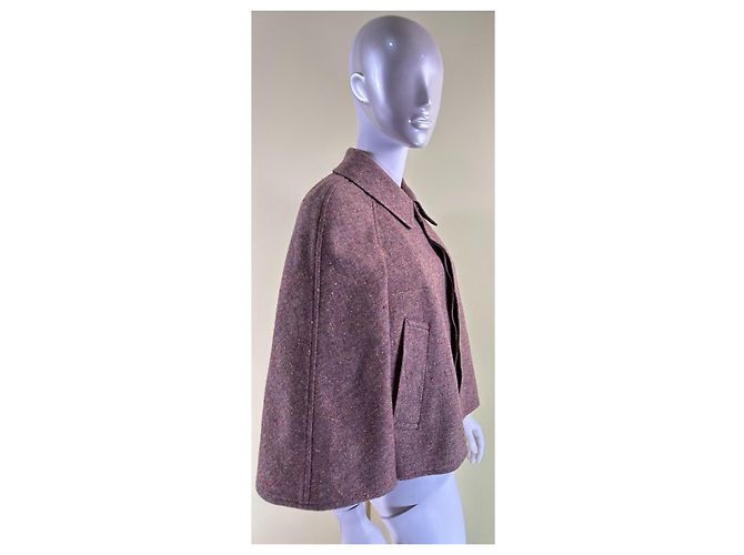 Abrigo corto Junya Watanabe estilo poncho lana Multicolor - vista 5