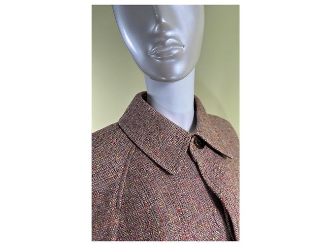 Abrigo corto Junya Watanabe estilo poncho lana Multicolor - vista 6