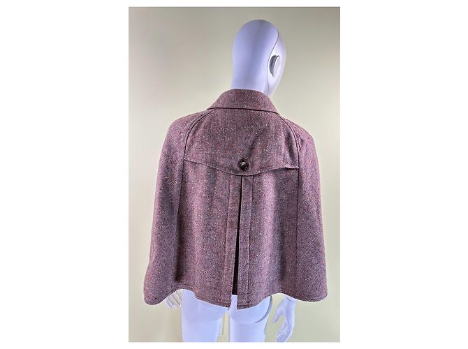 Abrigo corto Junya Watanabe estilo poncho lana Multicolor - vista 7