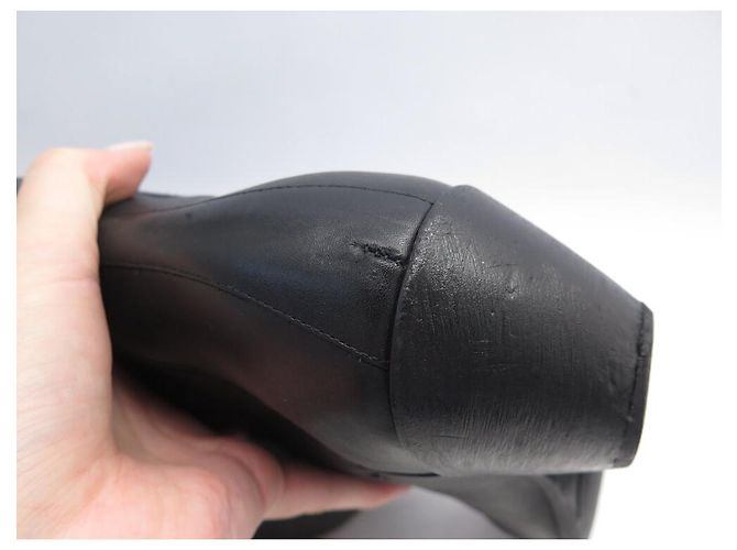 STIVALI CHELSEA WEST SAINT LAURENT 549214 ANFIBI 37 SCARPE NERE - vista 11