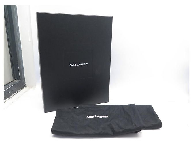 STIVALI CHELSEA WEST SAINT LAURENT 549214 ANFIBI 37 SCARPE NERE - vista 12