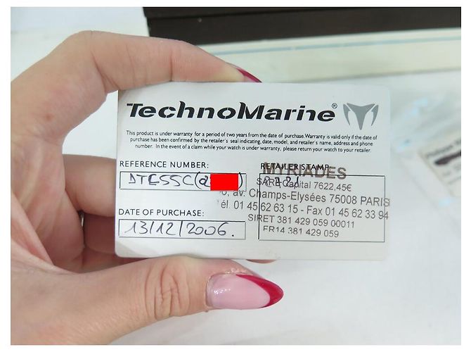 TECHNOMARINE TECHNODIAMOND WEISSE KERAMIK DTC55C 39MM QUARZ UHR Weiß - Ansicht 12