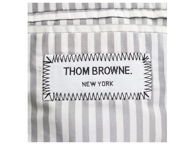 Giacca bomber in cashmere Thom Browne grigia - vista 6