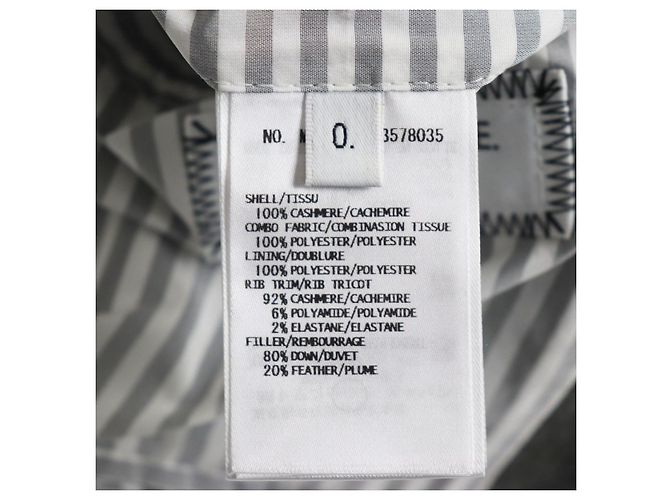 Giacca bomber in cashmere Thom Browne grigia - vista 8