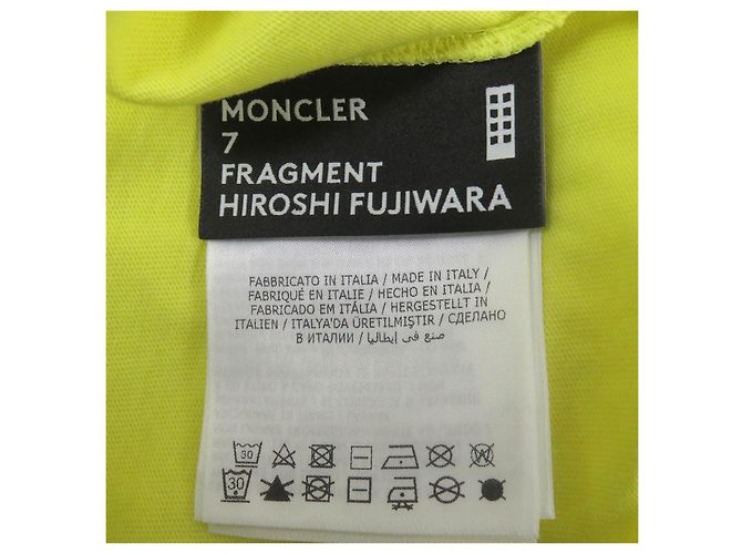 Moncler Genius MAGLIA Camiseta Amarilla S Amarillo - vista 7