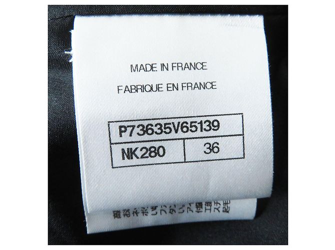 Chanel Woll-Tweed-Hose COCO Mark Grau 36 Braun - Ansicht 9