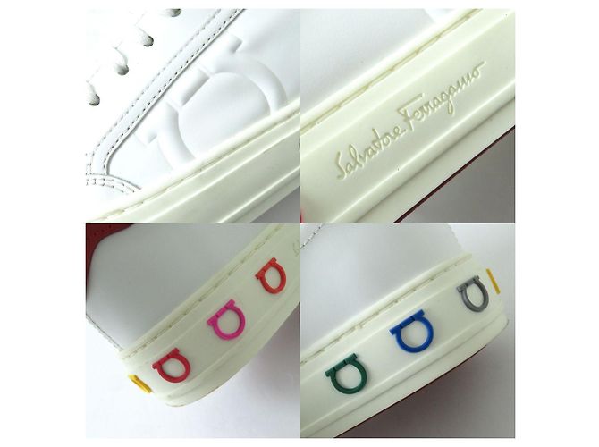 Baskets en cuir Gancini de Salvatore Ferragamo, Femme - vue 7