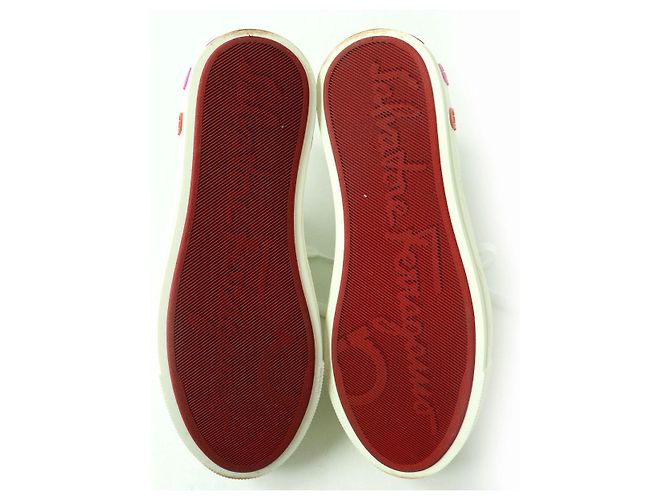 Baskets en cuir Gancini de Salvatore Ferragamo, Femme - vue 8