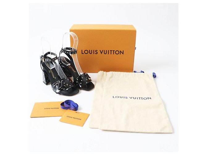 Sandali Shake Line da donna Louis Vuitton neri - vista 2