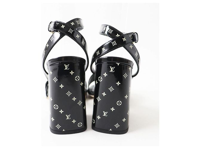 Sandali Shake Line da donna Louis Vuitton neri - vista 3