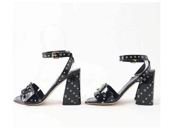 Sandali Shake Line da donna Louis Vuitton neri - vista 4