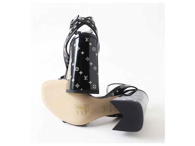 Sandali Shake Line da donna Louis Vuitton neri - vista 5