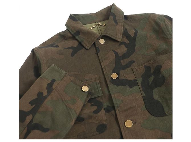 Louis Vuitton x Supreme Monogram Camouflage Jeansjacke - vista 2