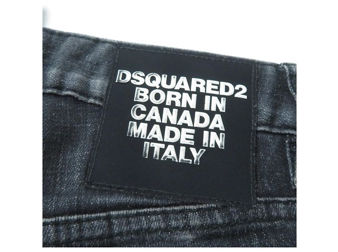 Calça jeans preta DSQUARED2 para mulheres - vista 11